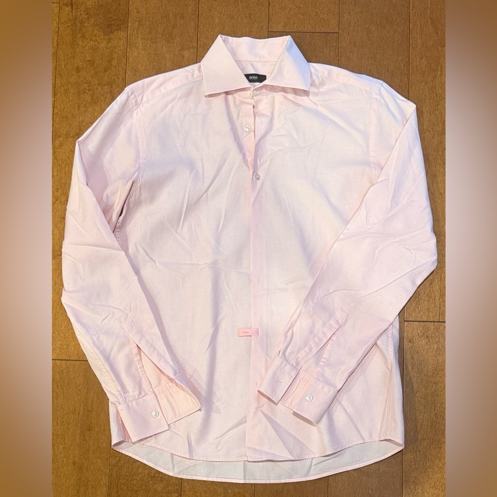 Hugo Boss Light Pink Dress Shirt